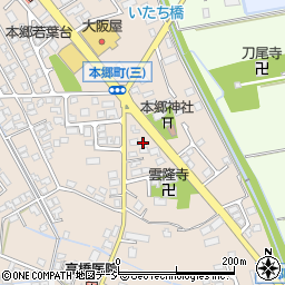 富山県富山市本郷町396-13周辺の地図