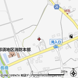 栃木県那須烏山市神長651周辺の地図