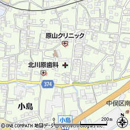 長野県長野市小島226周辺の地図