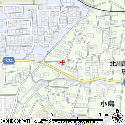 長野県長野市小島288周辺の地図