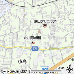 長野県長野市小島233周辺の地図