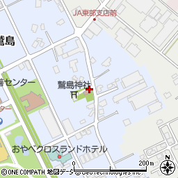 鷲尾公民館周辺の地図