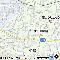 長野県長野市小島260周辺の地図