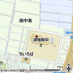 津幡町立津幡南中学校周辺の地図