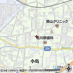 長野県長野市小島246周辺の地図