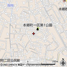 富山県富山市本郷町2-36周辺の地図