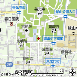 長野県長野市長野元善町周辺の地図