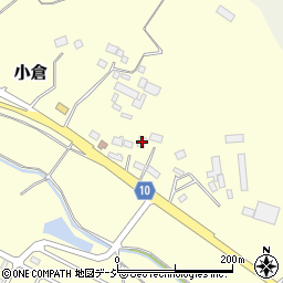 栃木県那須烏山市小倉1197周辺の地図