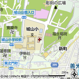 市立城山公民館周辺の地図