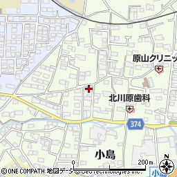 長野県長野市小島262周辺の地図