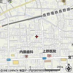 長野県長野市三輪6丁目22周辺の地図