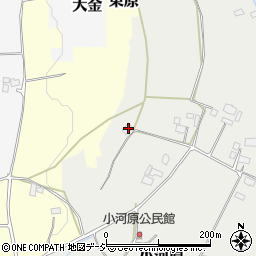 栃木県那須烏山市小河原415周辺の地図