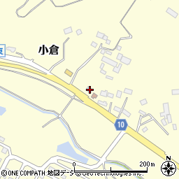 栃木県那須烏山市小倉1175周辺の地図