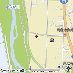 富山県小矢部市島78周辺の地図