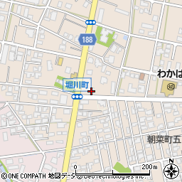 ファミリーマート富山堀川町店周辺の地図