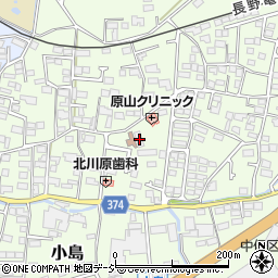 長野県長野市小島404周辺の地図