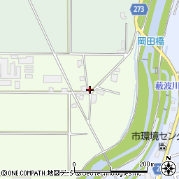 富山県小矢部市蓮沼524周辺の地図
