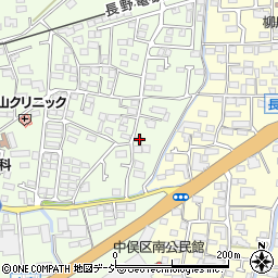 長野県長野市小島208周辺の地図