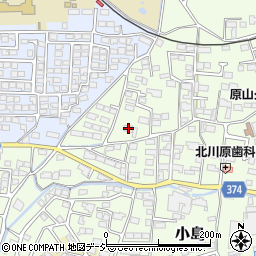 長野県長野市小島348周辺の地図