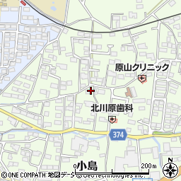 長野県長野市小島244周辺の地図