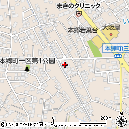 富山県富山市本郷町周辺の地図