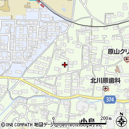 長野県長野市小島350周辺の地図