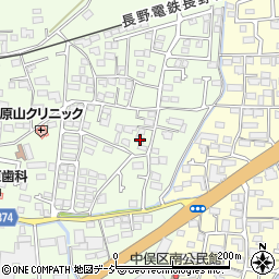 長野県長野市小島433周辺の地図