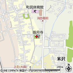 智月寺周辺の地図