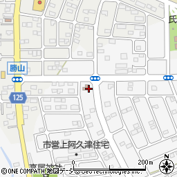 勝山町公民館周辺の地図
