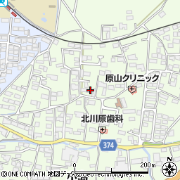 長野県長野市小島385周辺の地図