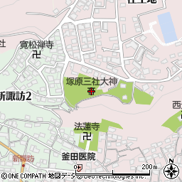 塚原三社大神周辺の地図