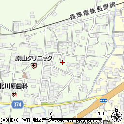 長野県長野市小島429周辺の地図