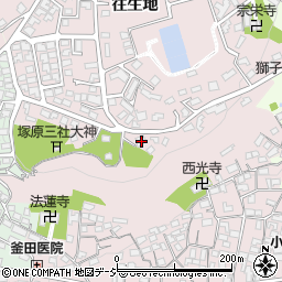 長野県長野市西長野往生地1193周辺の地図