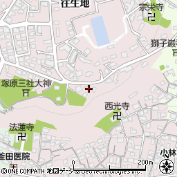 長野県長野市西長野往生地1192周辺の地図