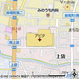 アピタ富山店周辺の地図