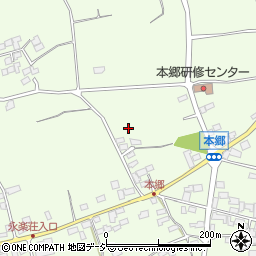 長野県須坂市日滝本郷町周辺の地図