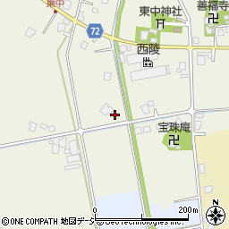 富山県砺波市東中381周辺の地図