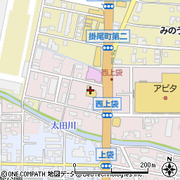 アップガレージ富山店周辺の地図