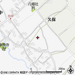 長野県高山村（上高井郡）水中周辺の地図