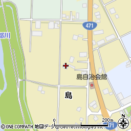 富山県小矢部市島185周辺の地図
