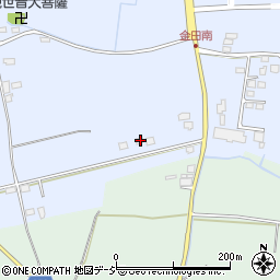 栃木県宇都宮市金田町372周辺の地図
