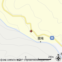 高山村雷滝ごろごろ亭周辺の地図