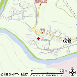 長野県長野市茂菅133周辺の地図
