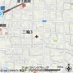 日本キリスト教団長野本郷教会周辺の地図