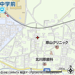 長野県長野市小島381周辺の地図