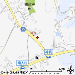 栃木県那須烏山市神長560周辺の地図