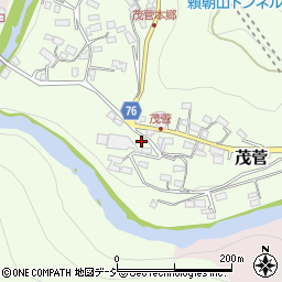 長野県長野市茂菅133-ロ周辺の地図