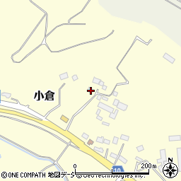 栃木県那須烏山市小倉1163周辺の地図