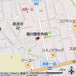 篠川整形外科クリニック周辺の地図