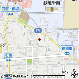 長野県長野市石渡55周辺の地図